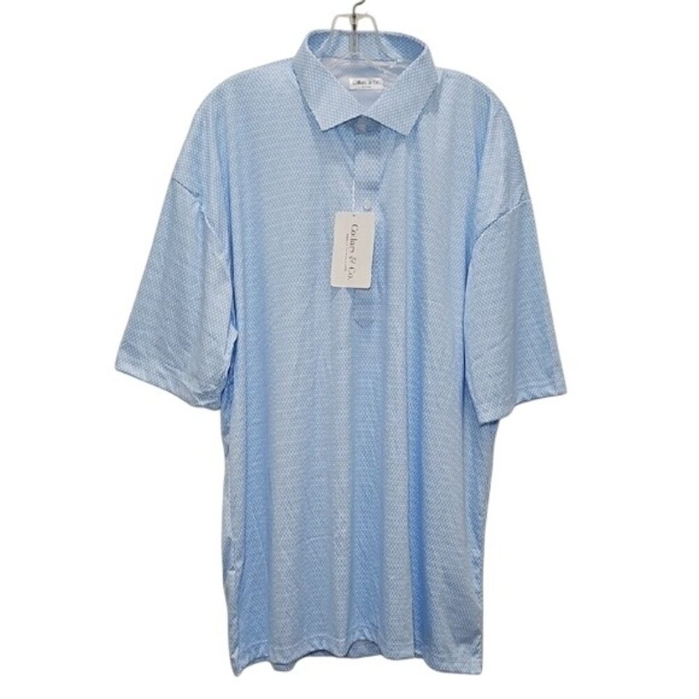 Collars & Co. Dress Firm Collar Polo Shirt Size 3X-Large New Men's Golf Office